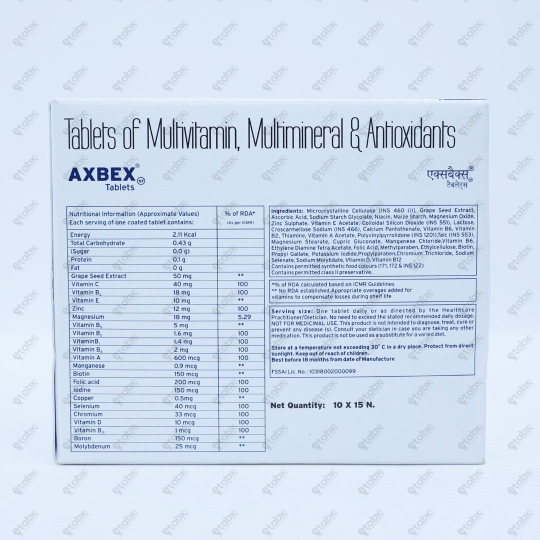 Axbex (NF) Tablet 15's
