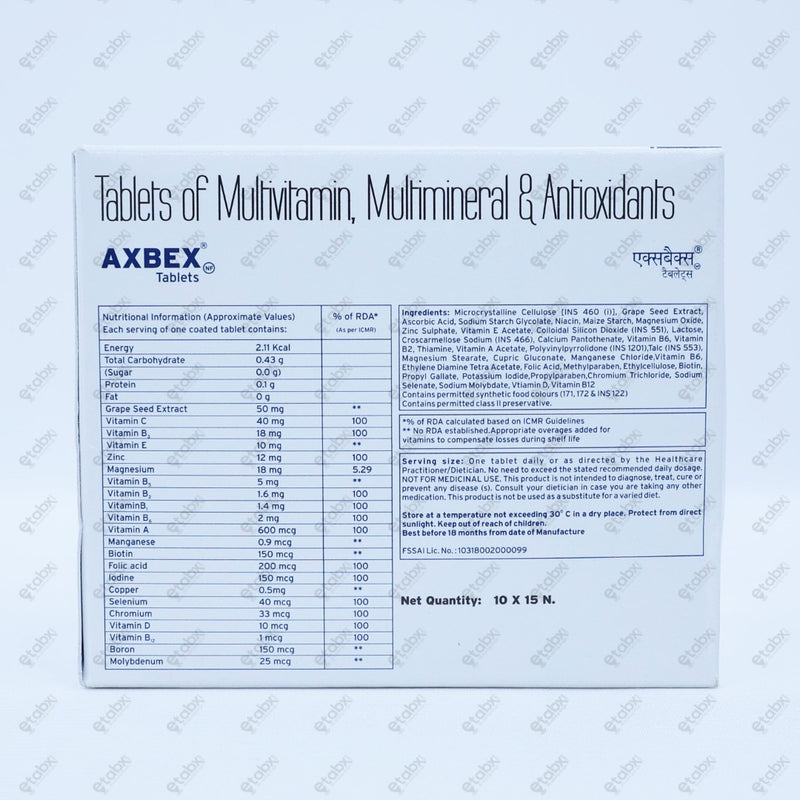 Axbex (NF) Tablet 15's