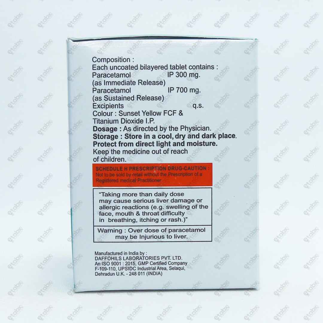 PARVON 1000mg SR Tablet 10's