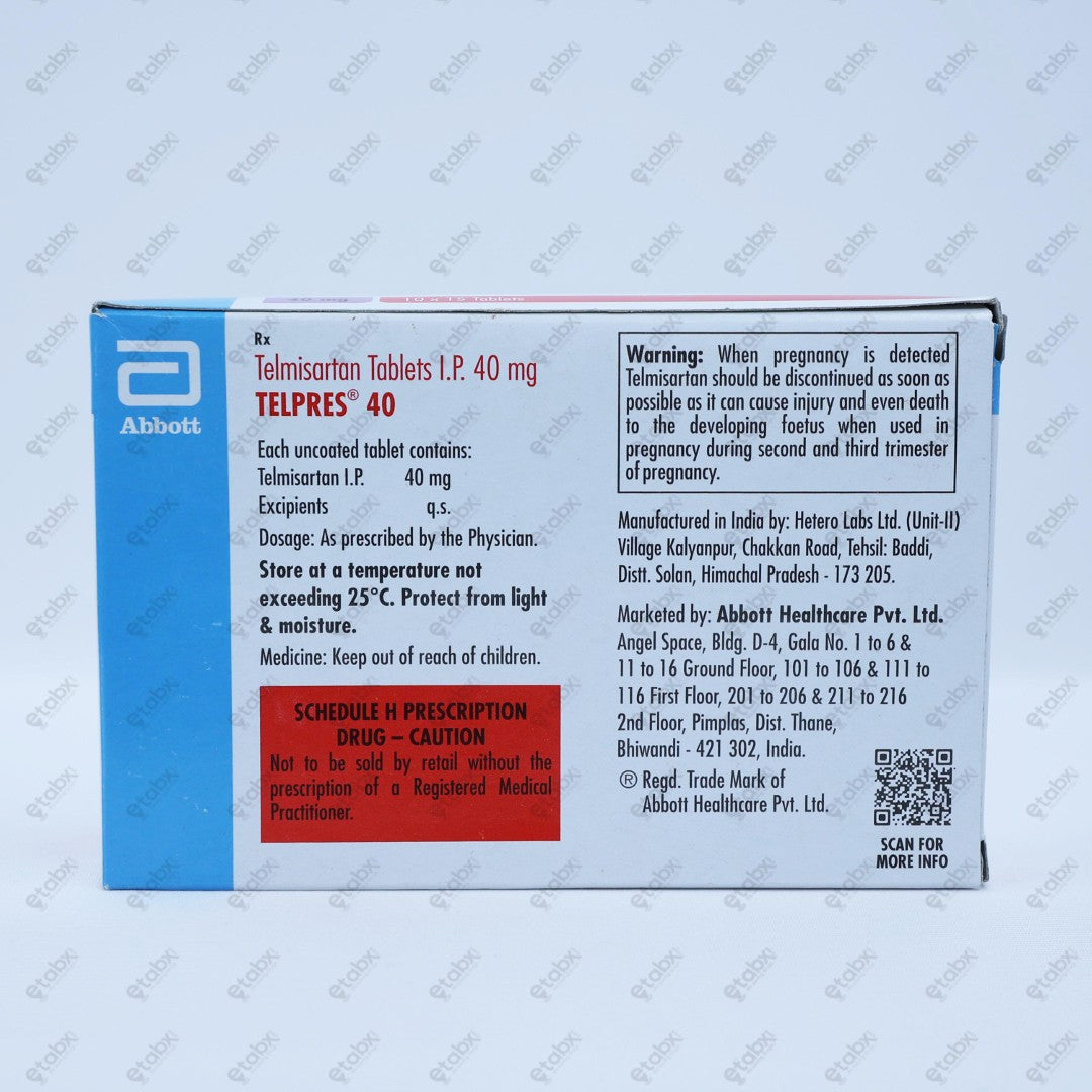 Telpres 40mg Tablet 15's