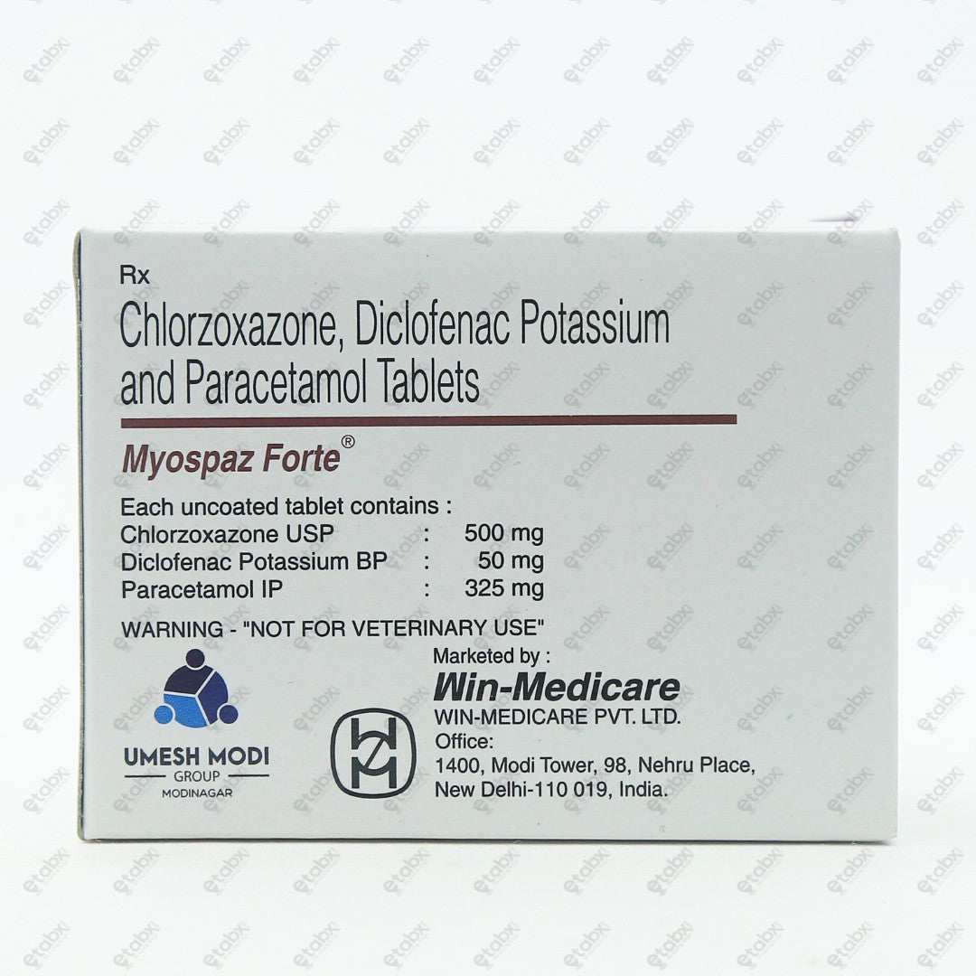 Myospaz Forte Tablet 10's