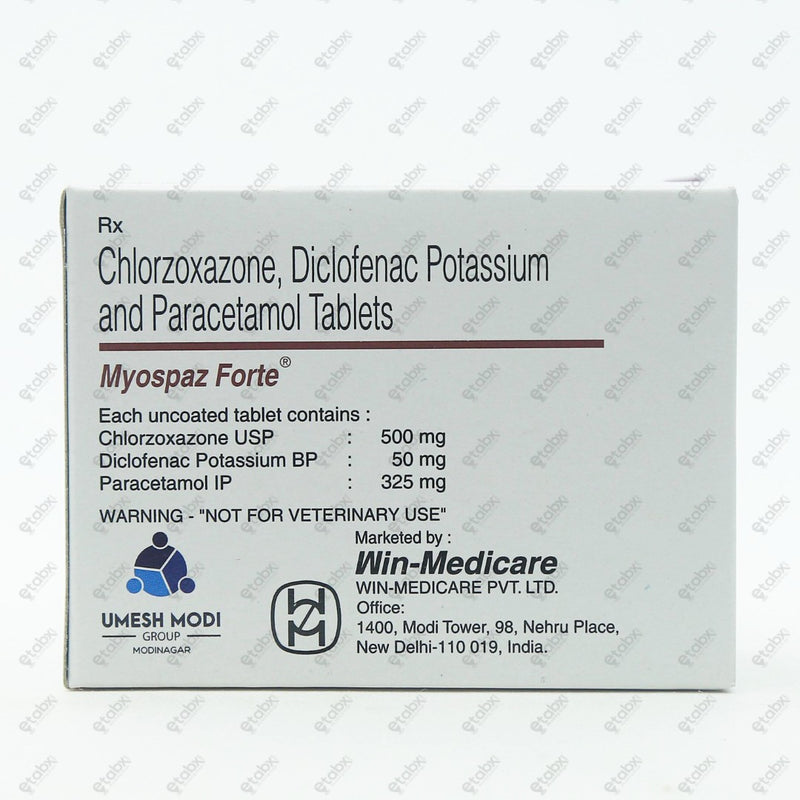 Myospaz Forte Tablet 10's
