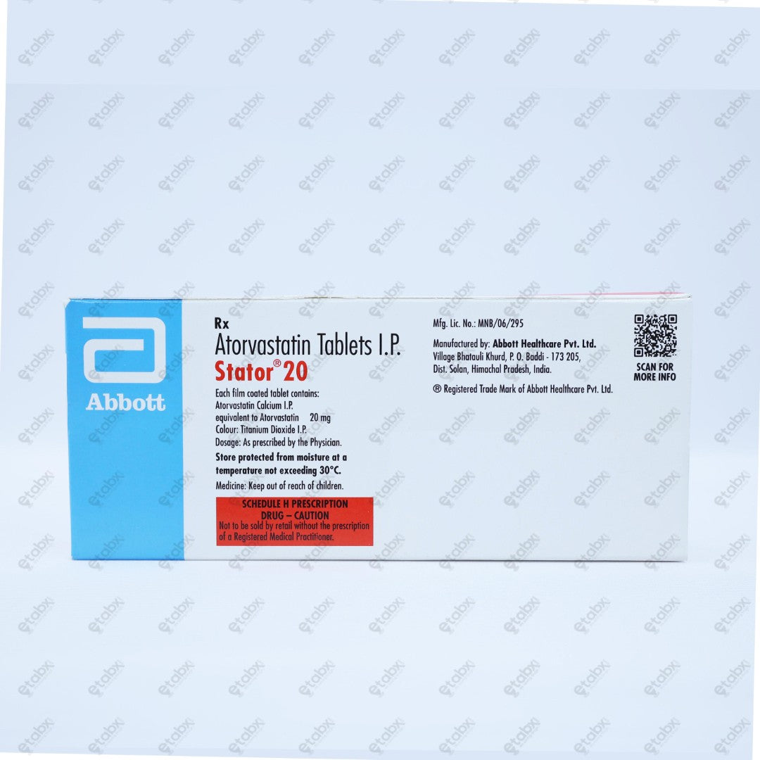 STATOR 20mg Tablet 15's