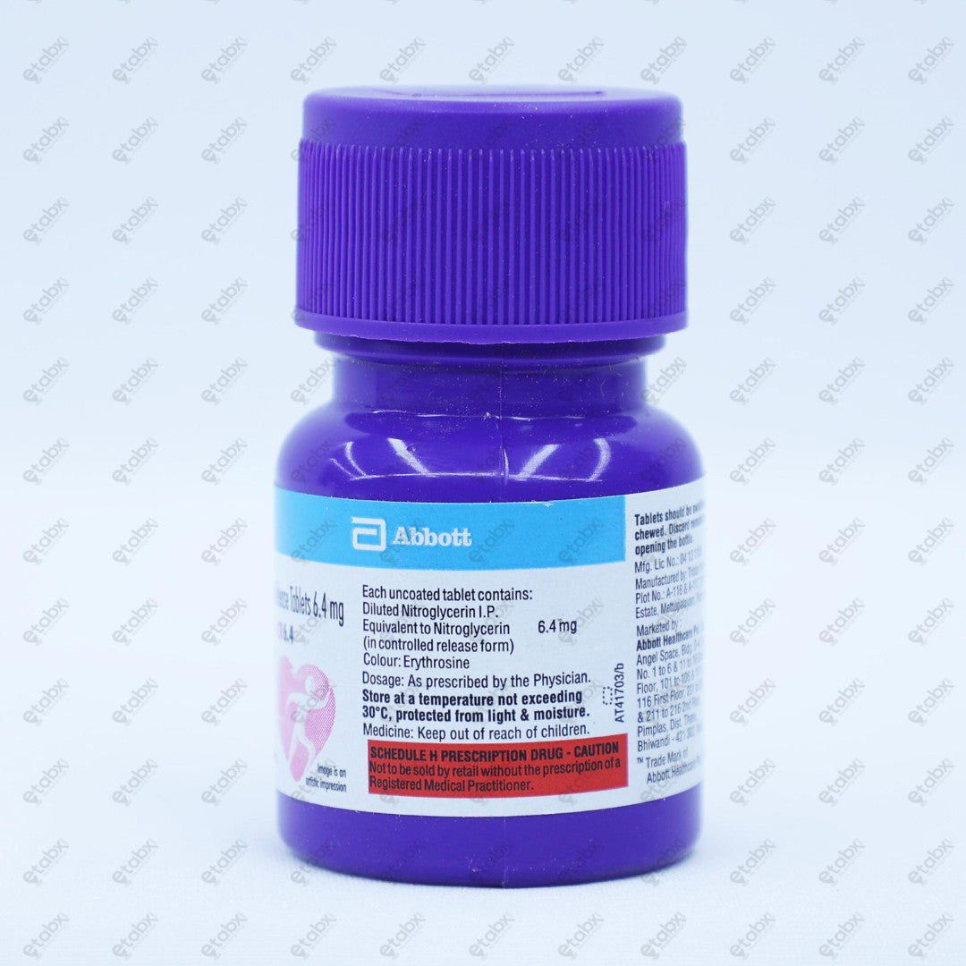 GTN Sorbitrate CR 6.4mg Tablet 30's