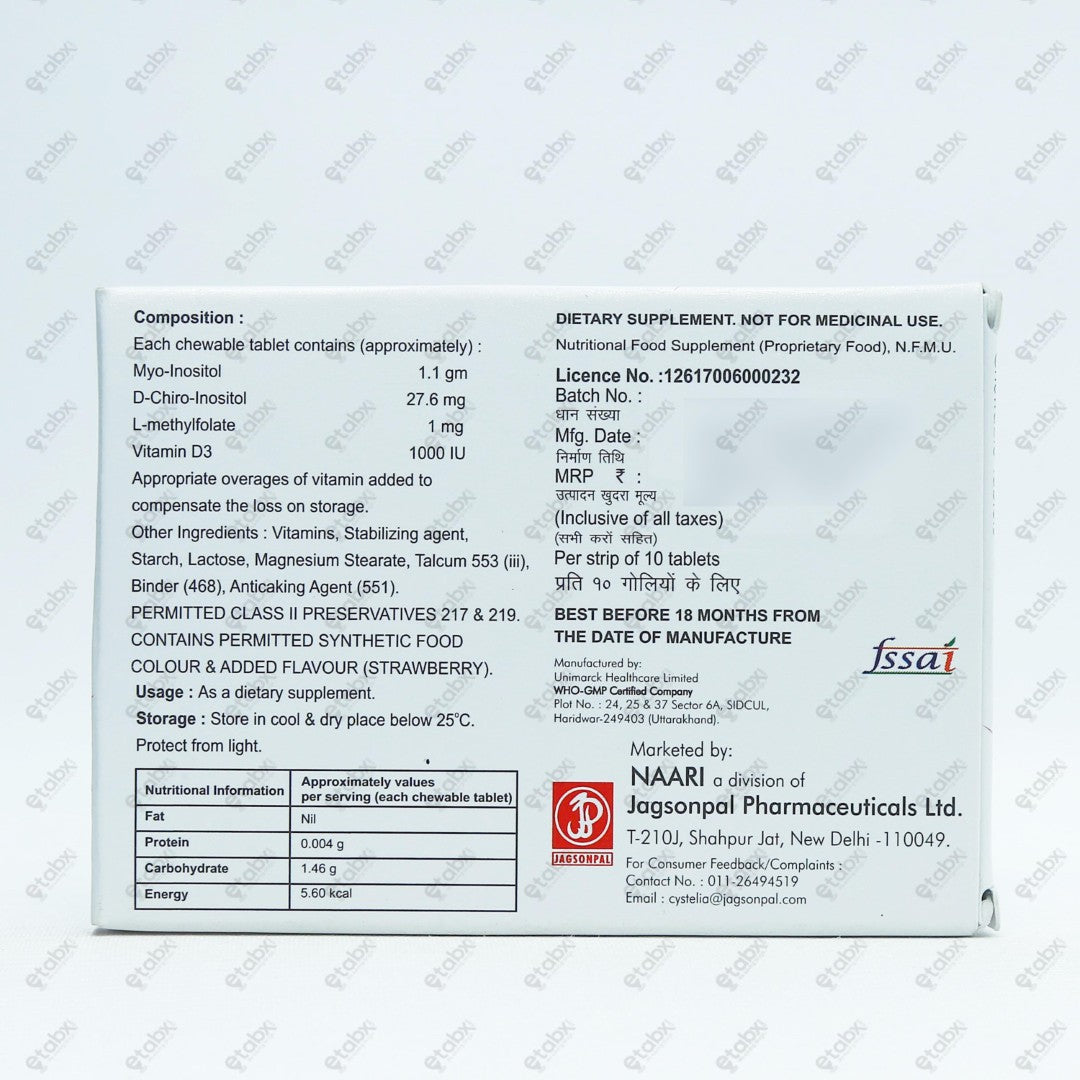 Cystelia M Tablet 10's
