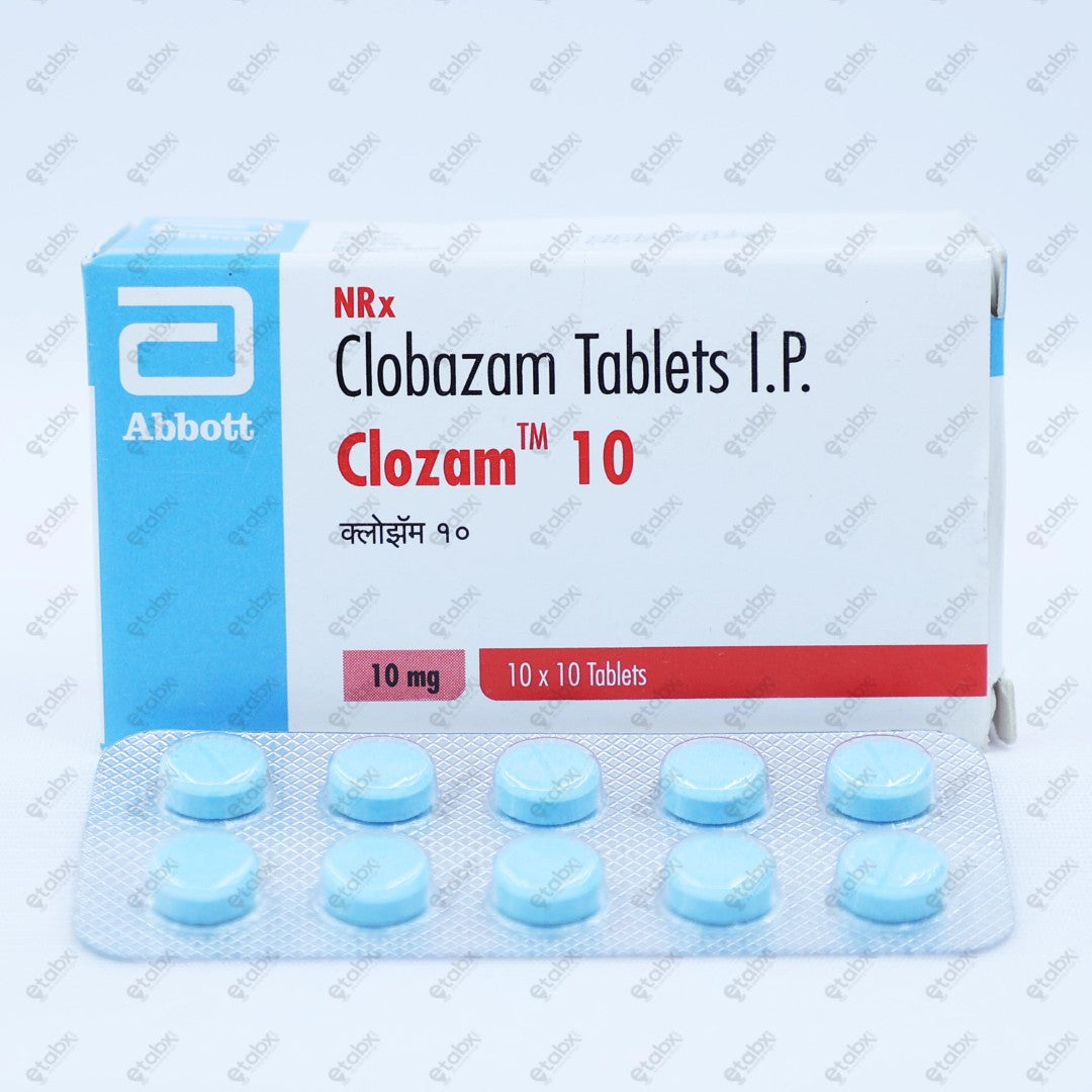 Clozam 10mg Tablet 10's