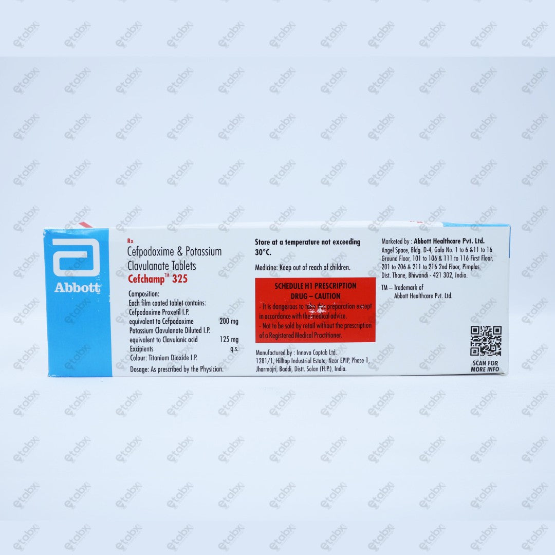 Cefchamp 325mg Tablet
