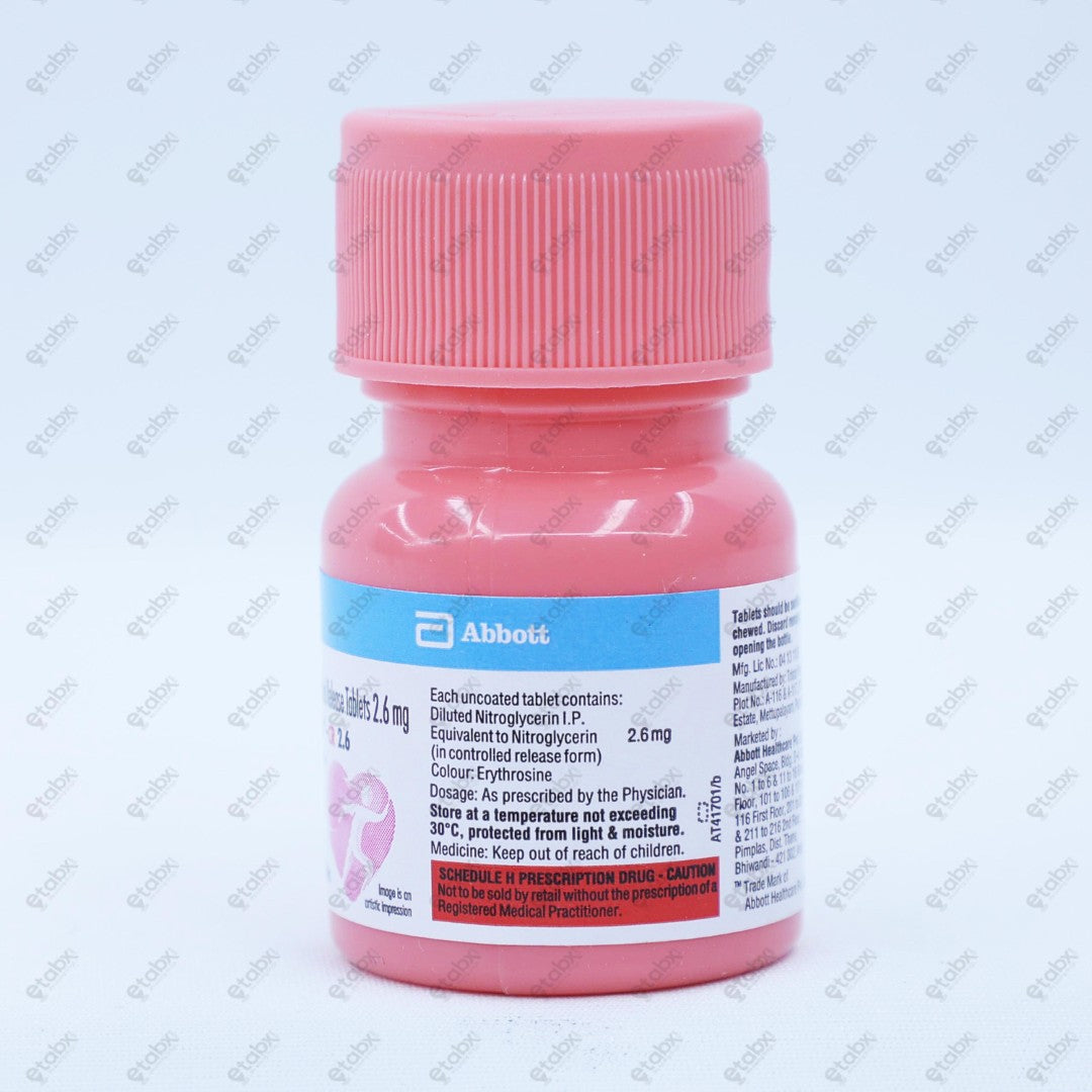 GTN Sorbitrate CR 2.6mg Tablet (Nitroglycerin)