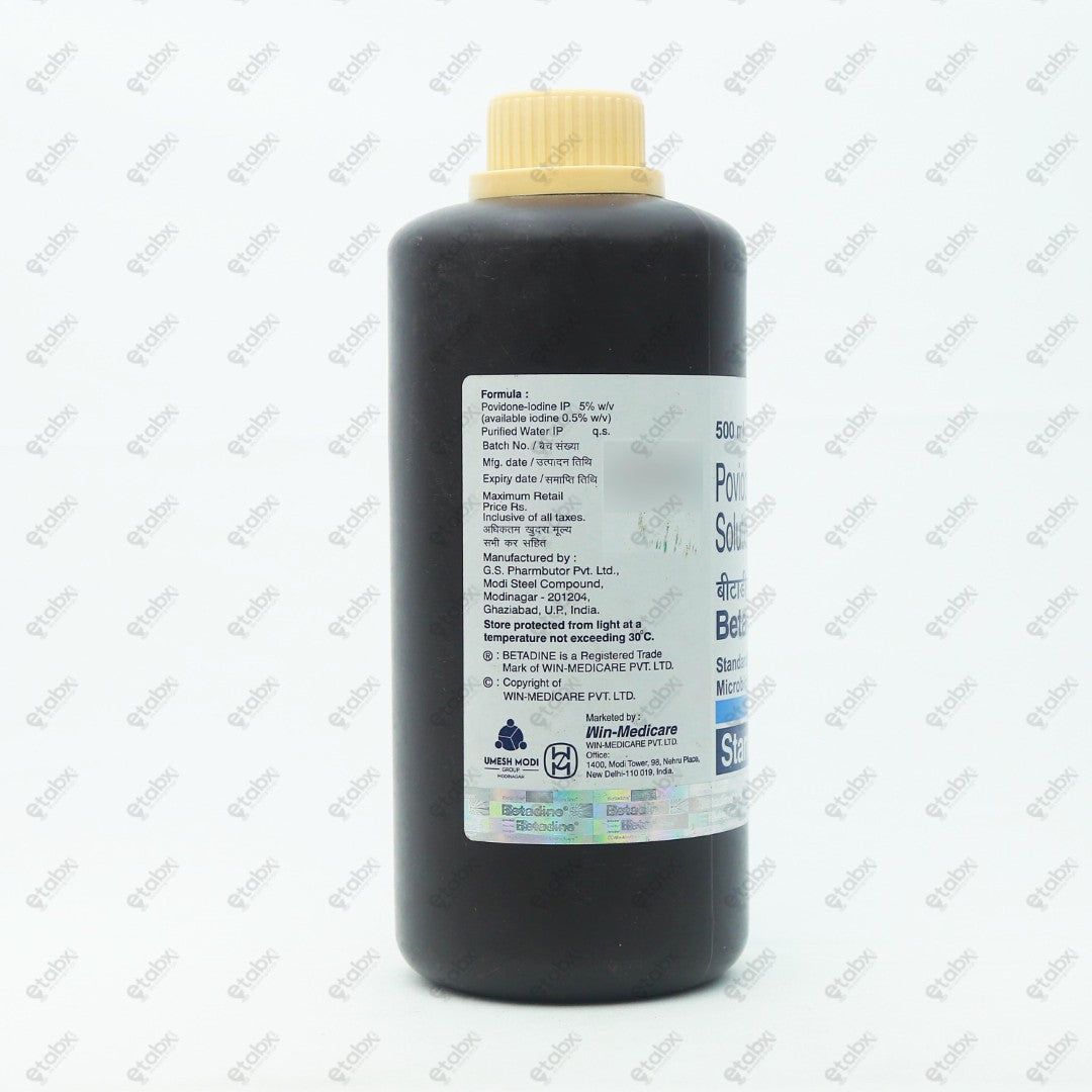 Betadine Solution 5% 500ml