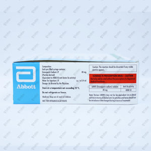 LMWX 40mg Syringe Injection 1's