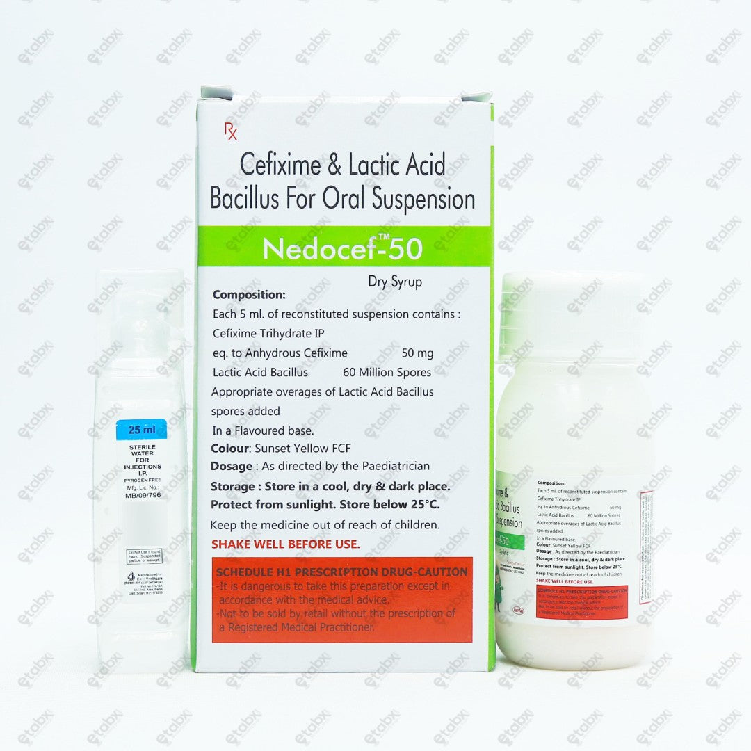 Nedocef 50mg Dry Syrup 30ml