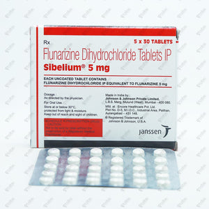 Sibelium 5mg Tablets 30'S