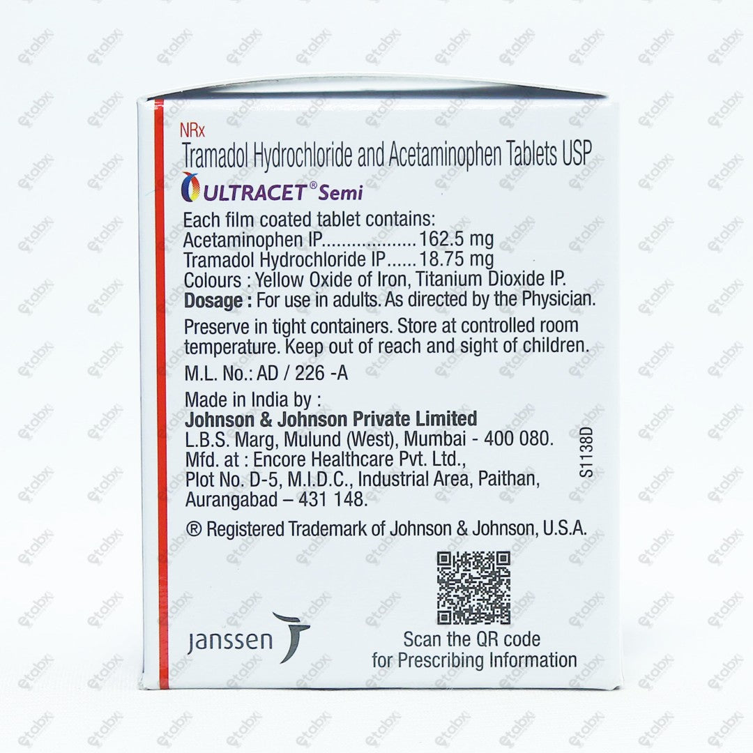 Ultracet Semi Tablet 15s