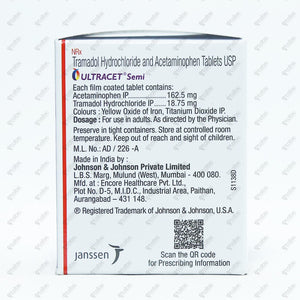 Ultracet Semi Tablet 15s
