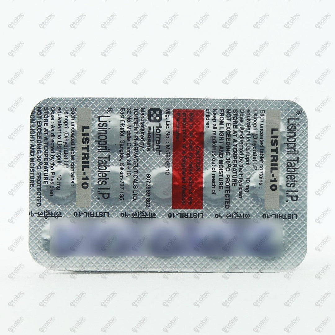 Listril 10 Tablet 15's