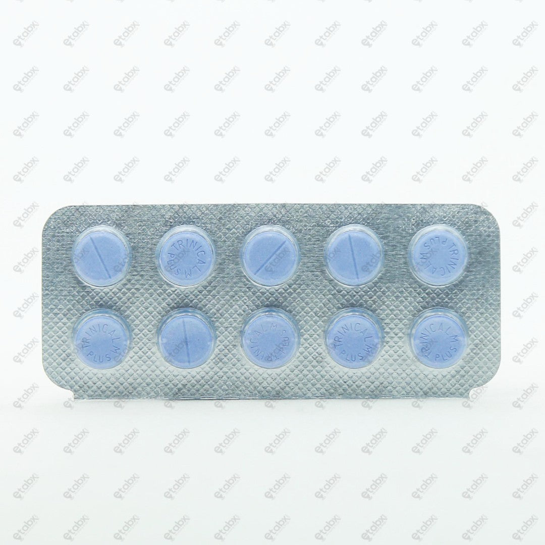 Trinicalm Plus Tablet 10's