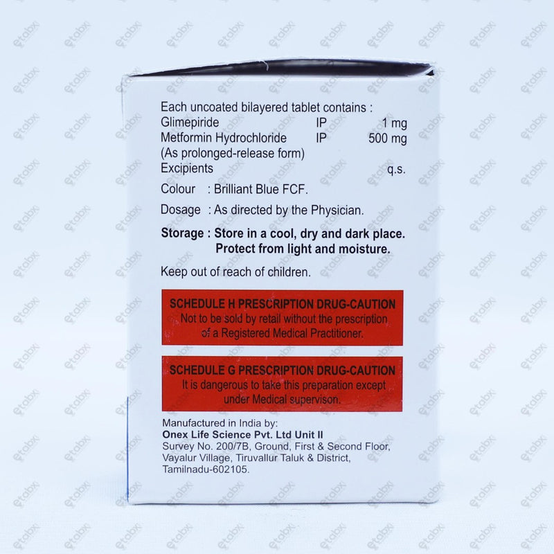 Glimedose M1 Tablet 10's