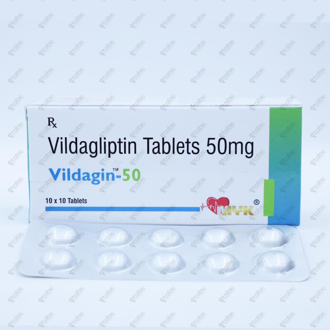 Vildagin 50mg Tablet 10s