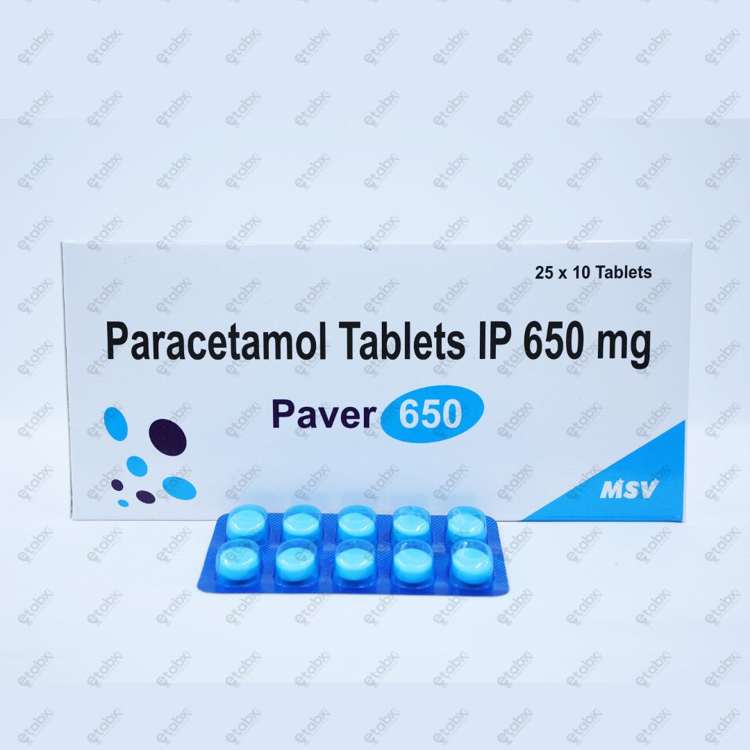 PAVER 650 Tablet 10's
