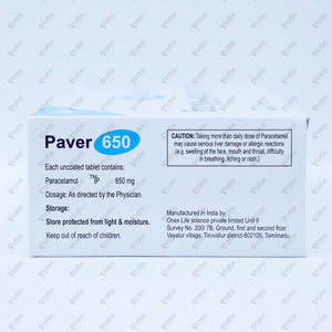 PAVER 650 Tablet 10's
