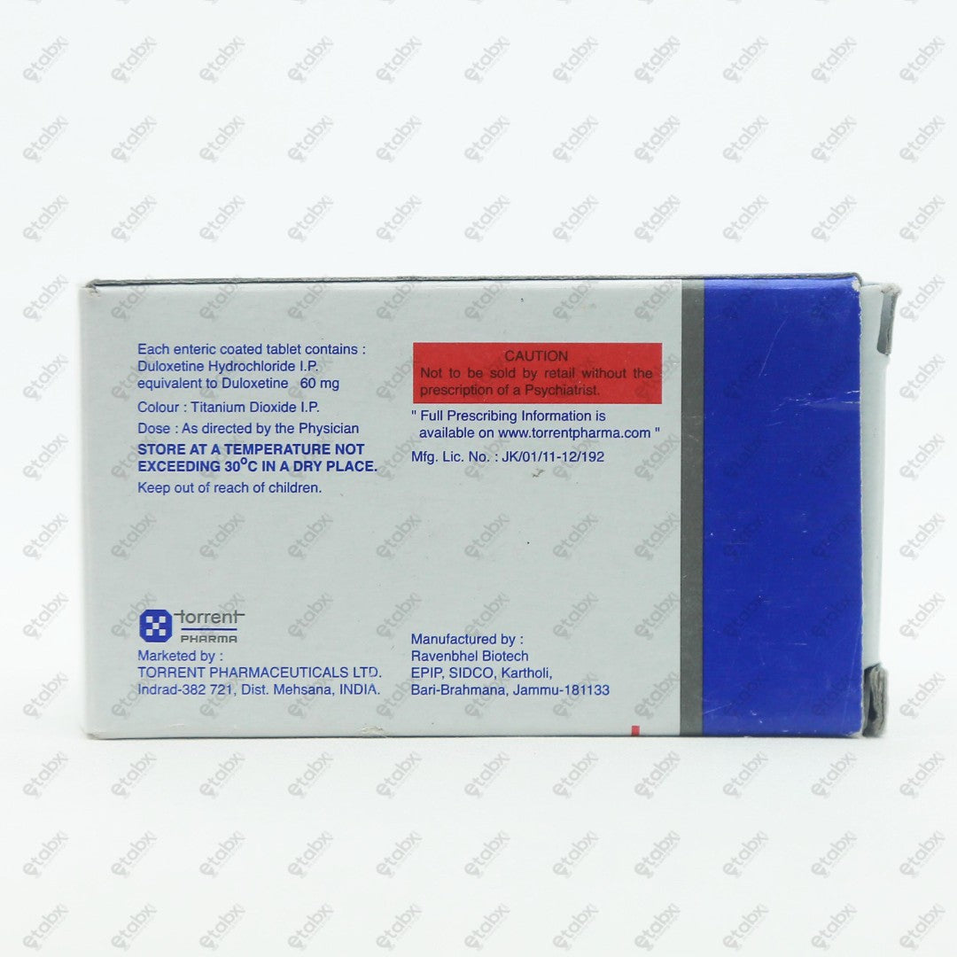 Symbal 60 Tablet 10's