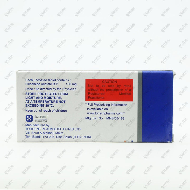 Flecarite 100 Tablet 10's