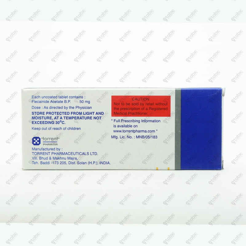 Flecarite 50 Tablet 10's