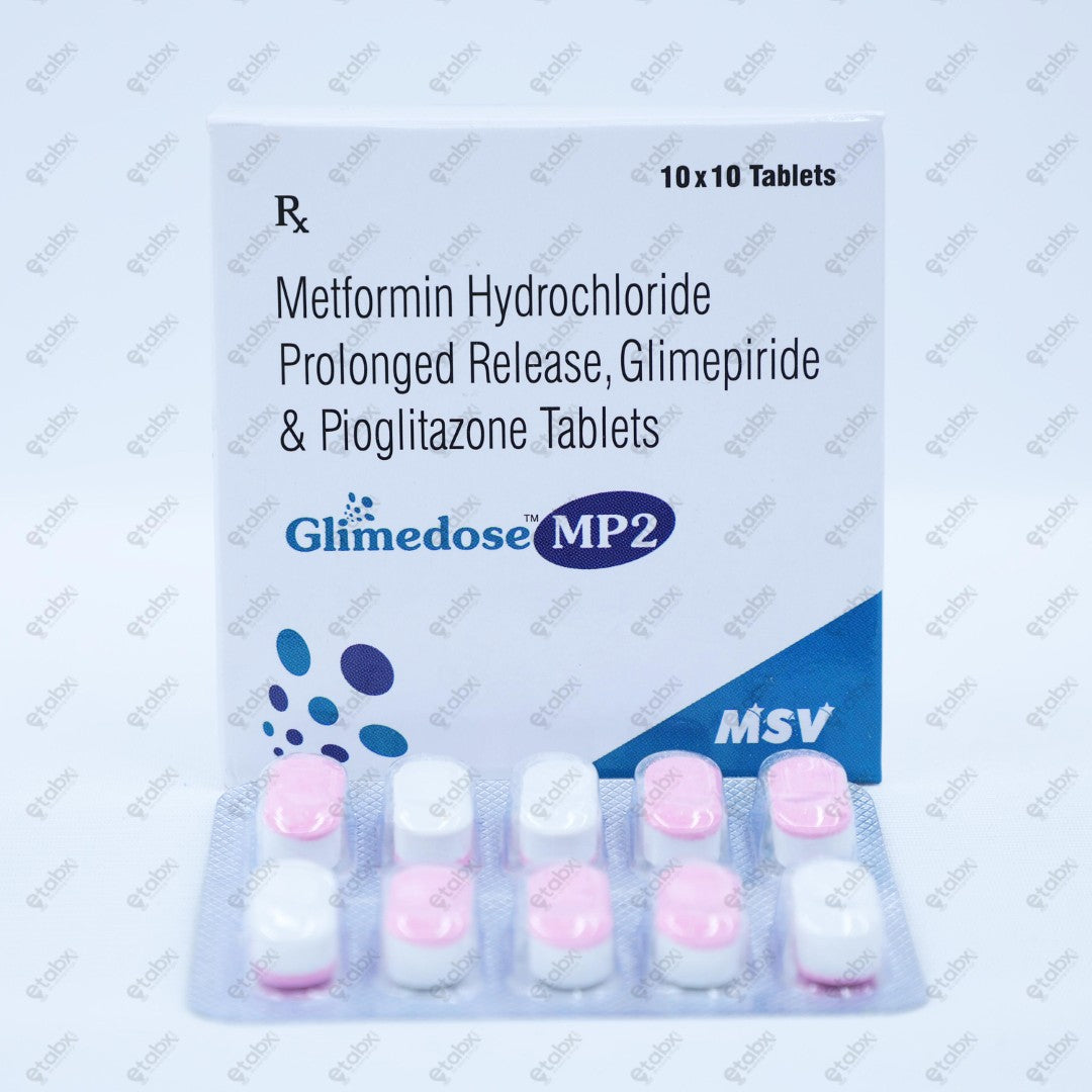 Glimedose MP2 Tablets 10'S