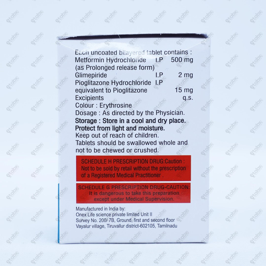 Glimedose MP2 Tablets 10'S