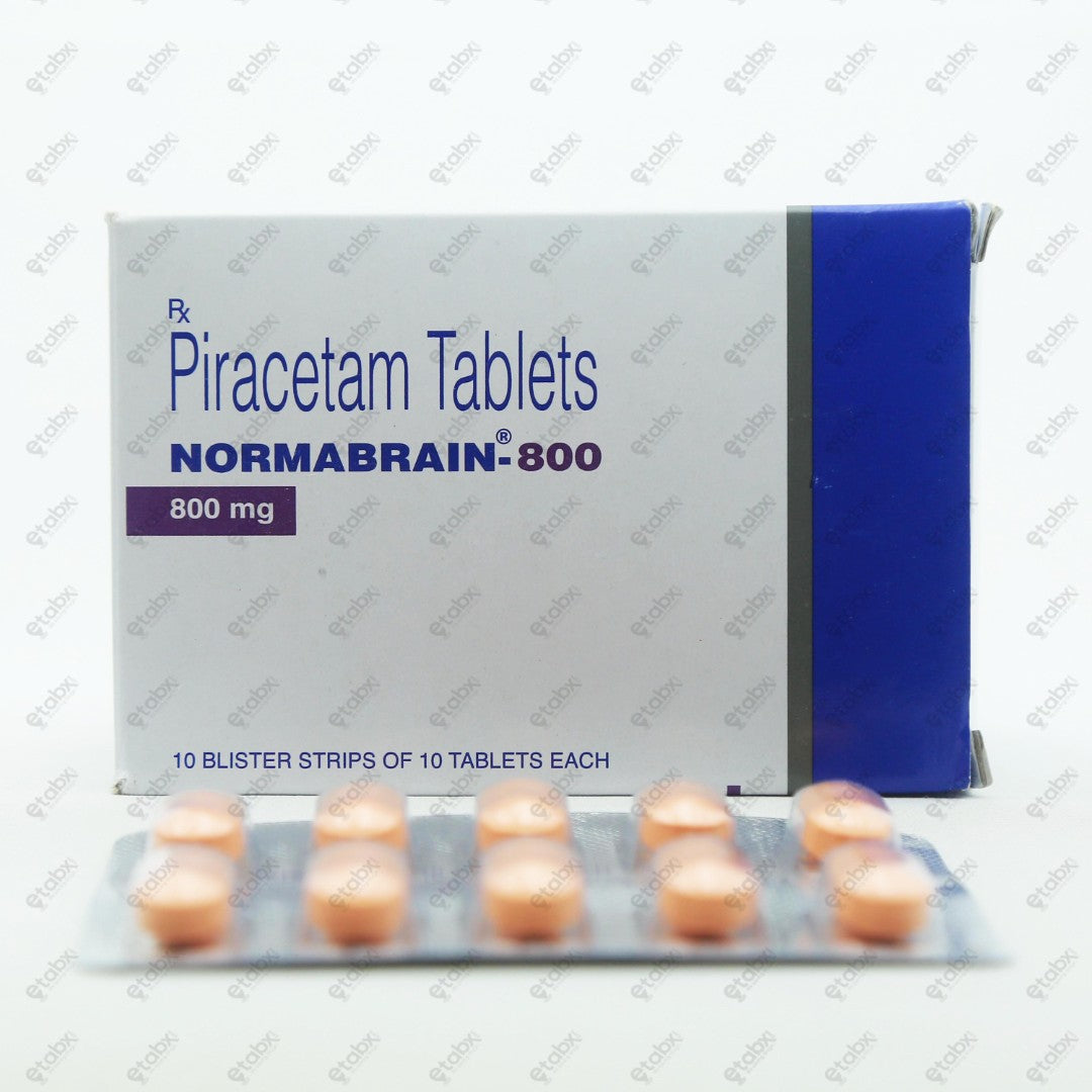 Normabrain 800 Tablets 10's