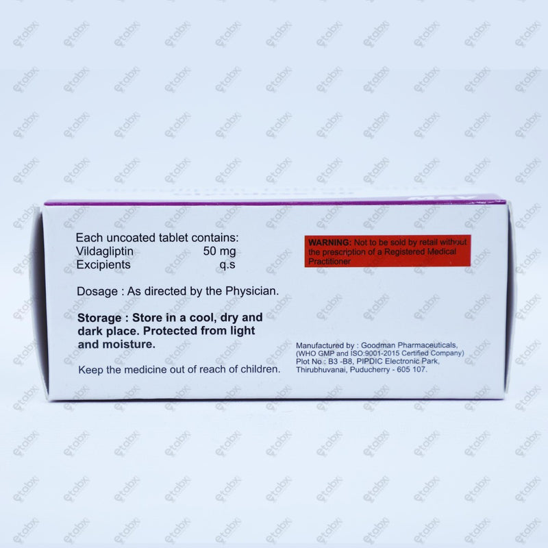 Glycidose 50mg Tablet 10's