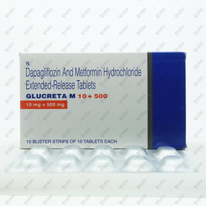 Glucreta M 10+500 Tablet 10's