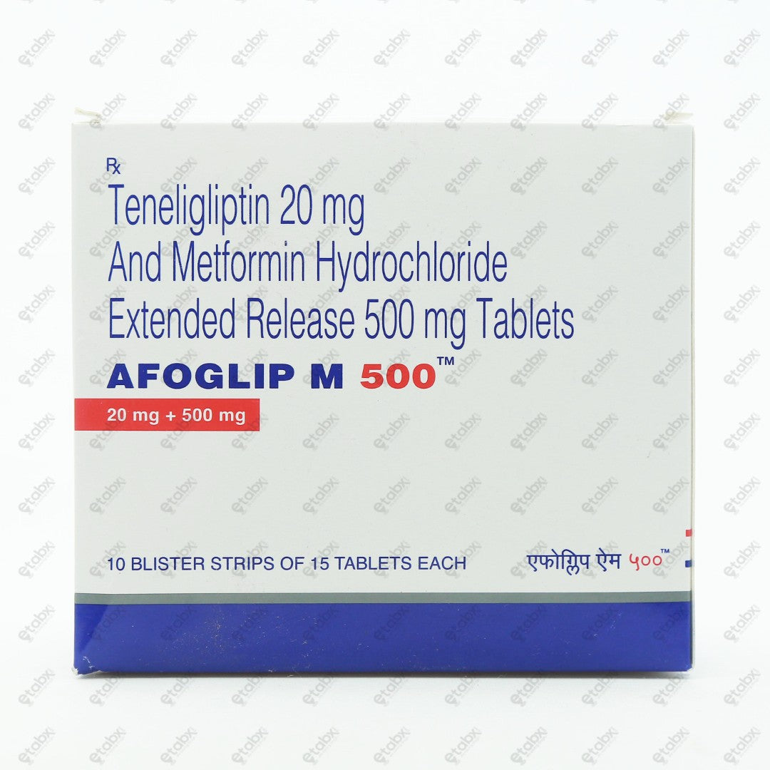 Afoglip M 500 Tablet 15's