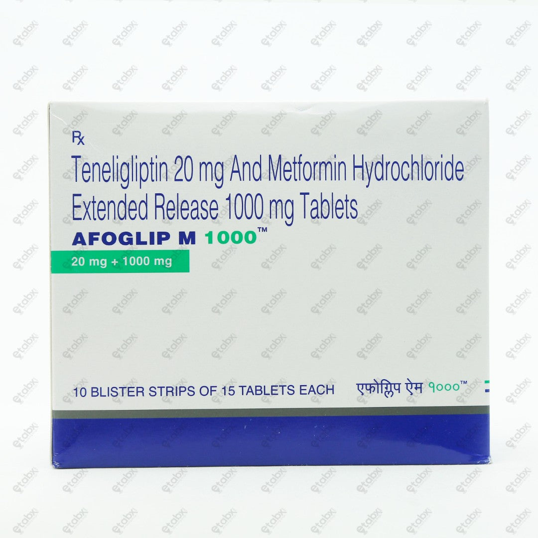 Afoglip M 1000 Tablet 15's