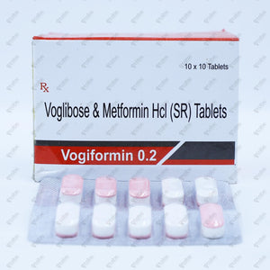 Vogiformin 0.2 Tablet 10's