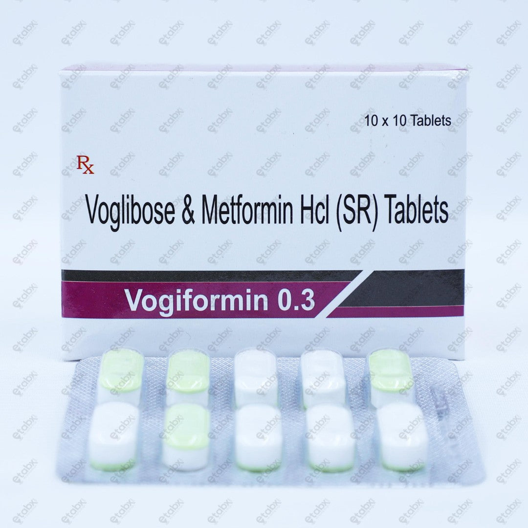 Vogiformin 0.3 Tablet 10s