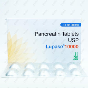 LUPASE 10000 Tablets 10's