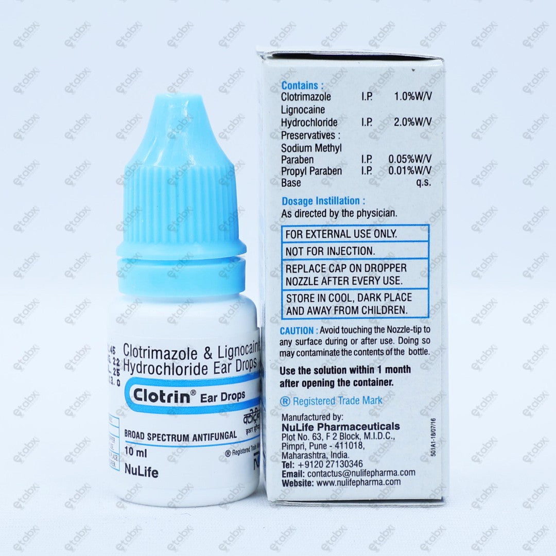 Clotrin Ear Drops 10ml