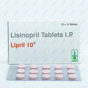Lipril 10mg Tablet 15's