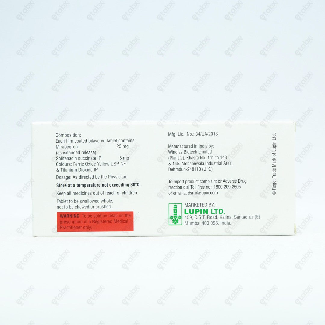 Lupin Mira S 25mg Tablet 10's