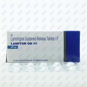 Lamitor OD 50 Tablet 10's