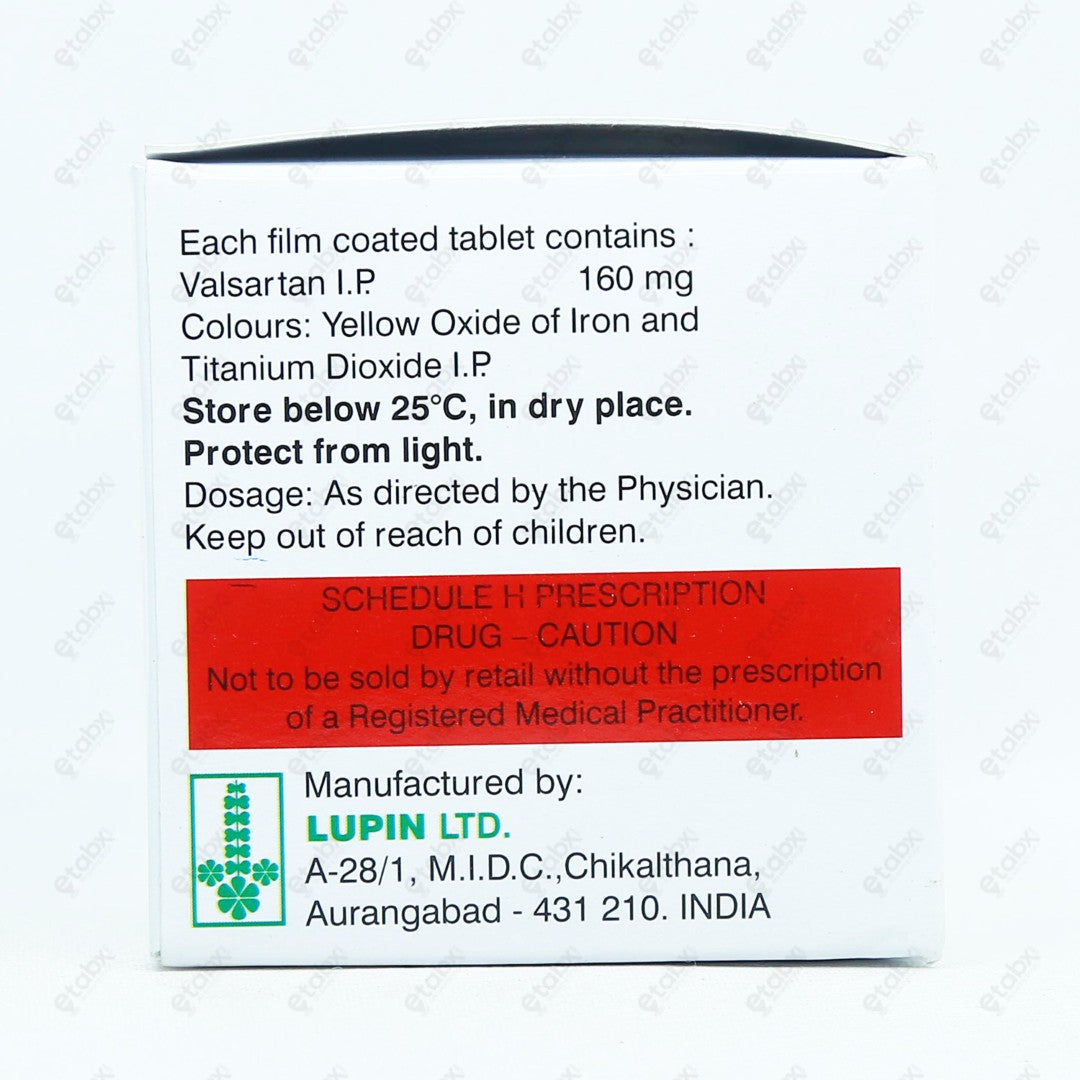 Valent 160mg Tablet 10's
