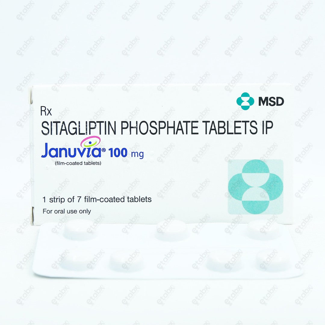 Januvia 100mg Tablet 7's