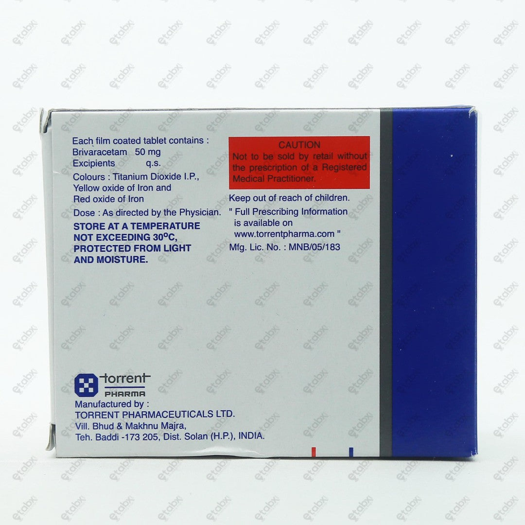 Britzilam 50 Tablet 15's