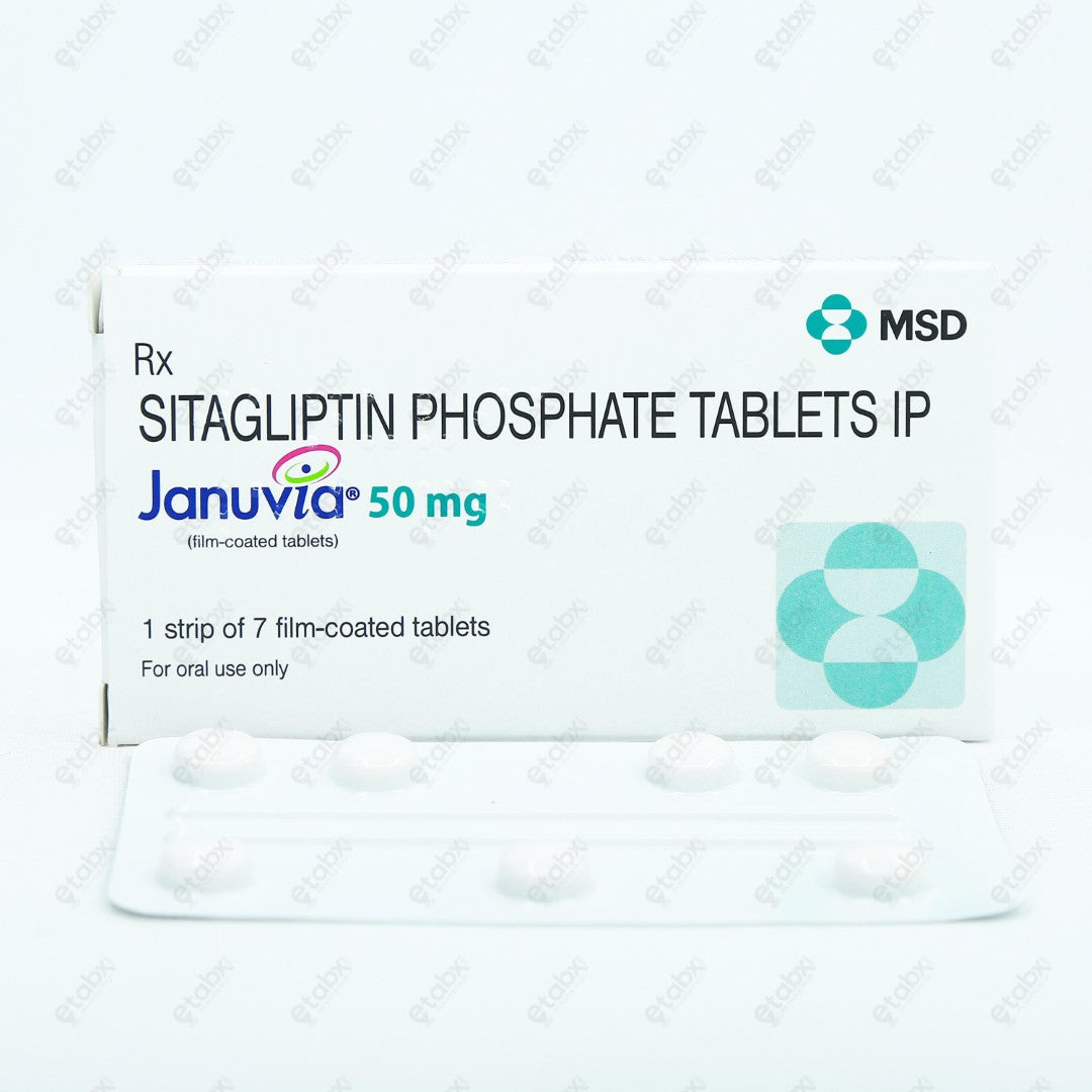 Januvia 50mg Tablet 7's
