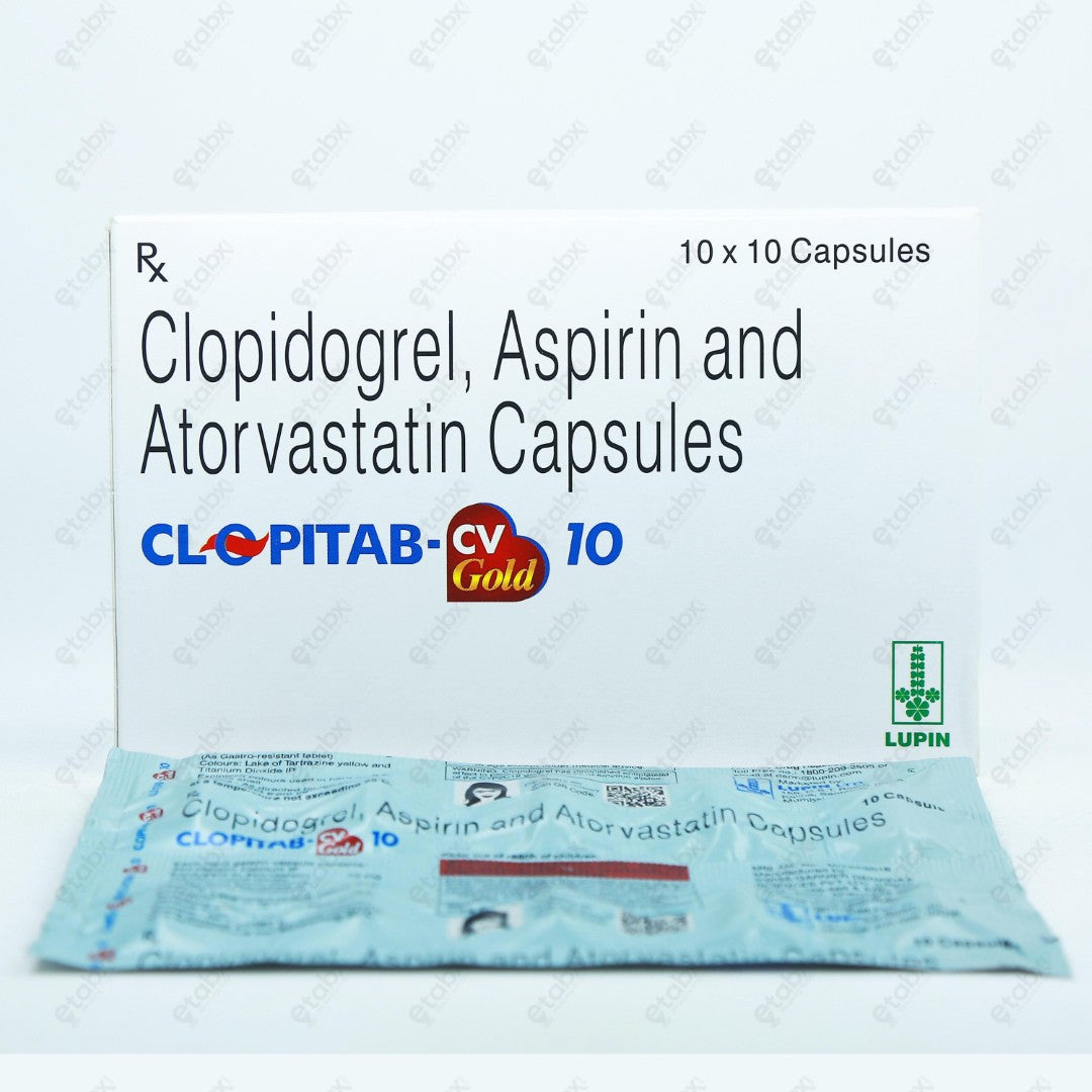 Clopitab CV Gold 10 Capsule 10's