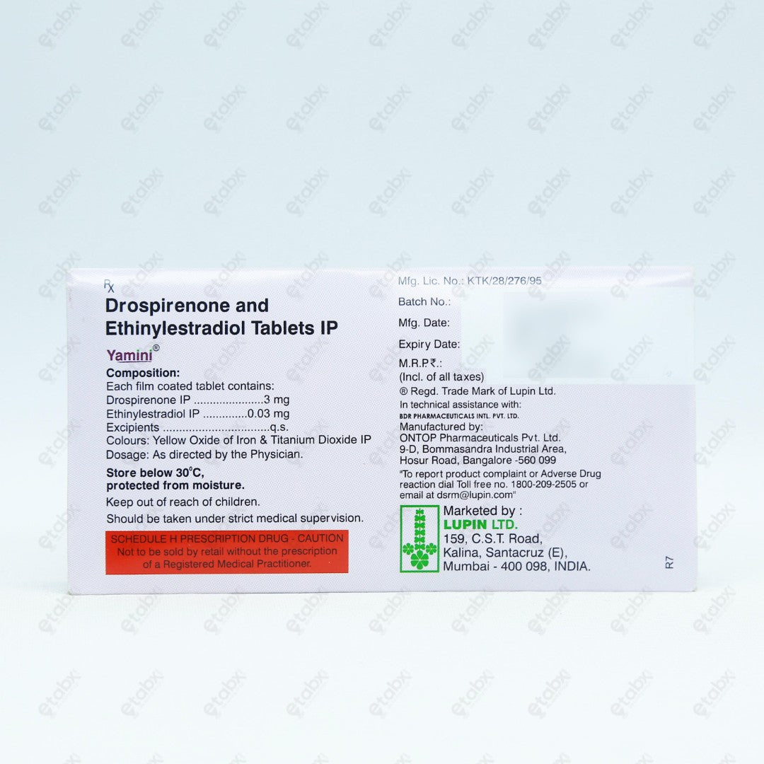 YAMINI Tablets 21s