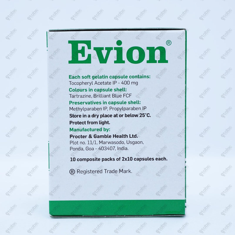 Evion 400mg Capsule 20