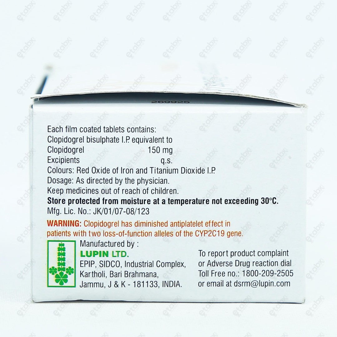 CLOPITAB 150MG Tablets 10'S