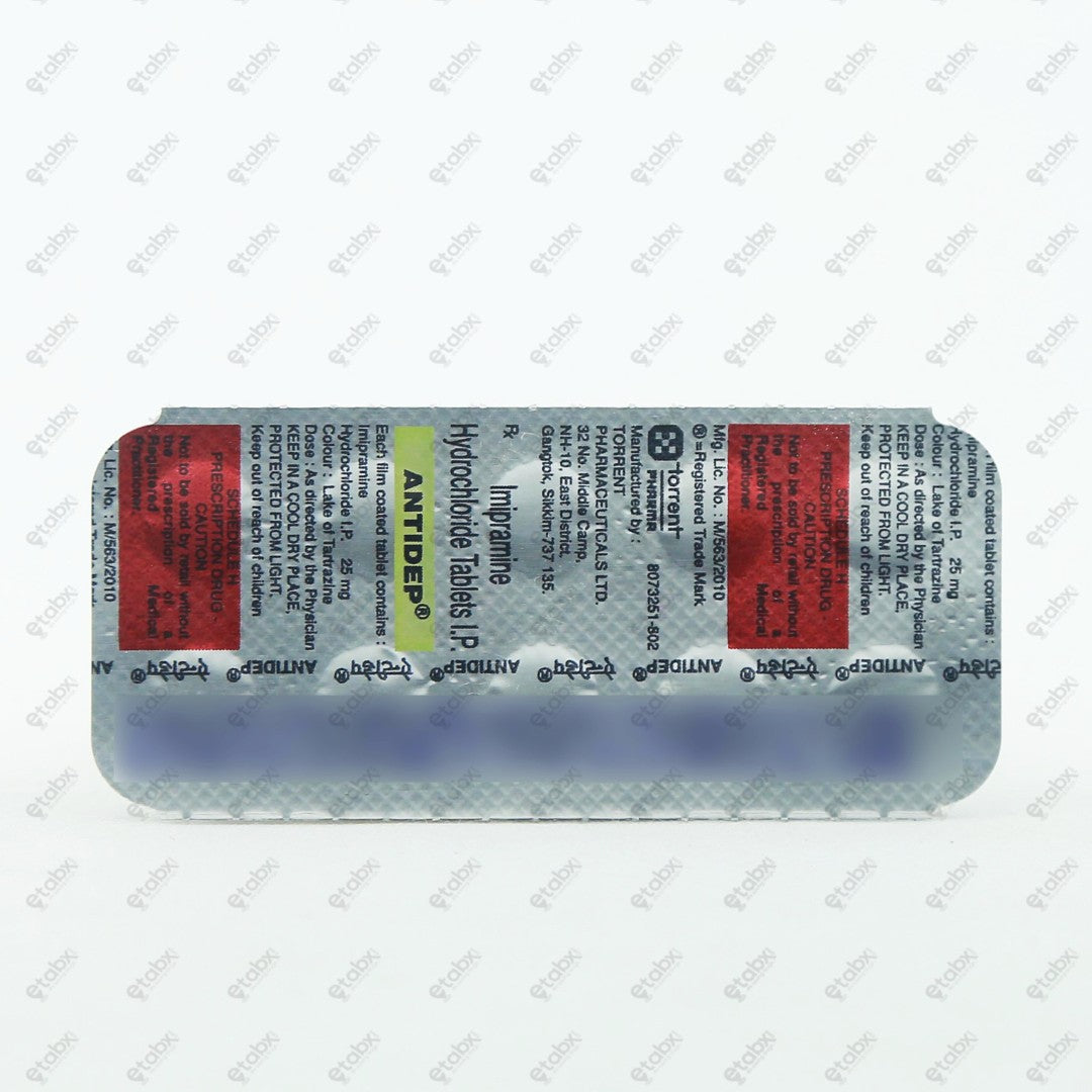 Antidep 25mg Tablet 10's